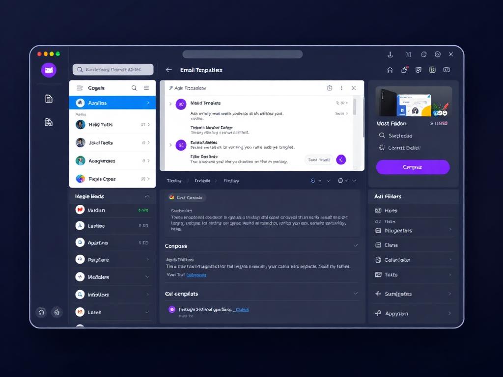 Email manager s inbox a templates